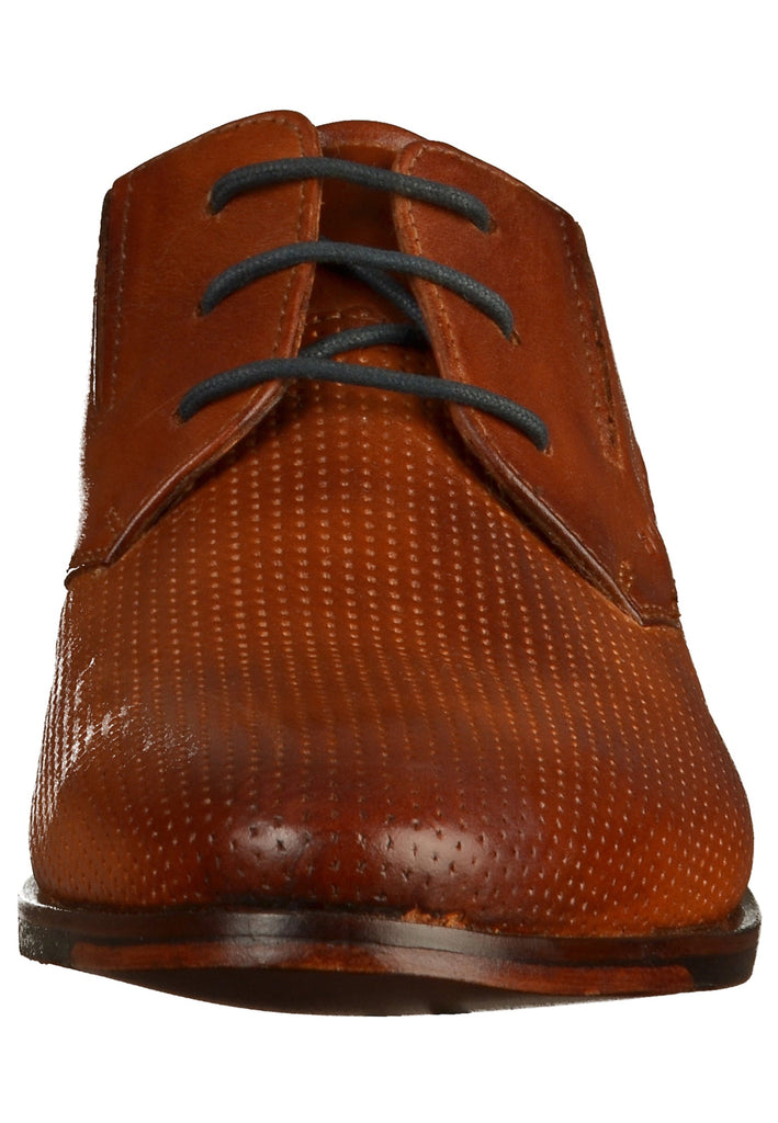 Bugatti Businessschuhe Glattleder Cognac