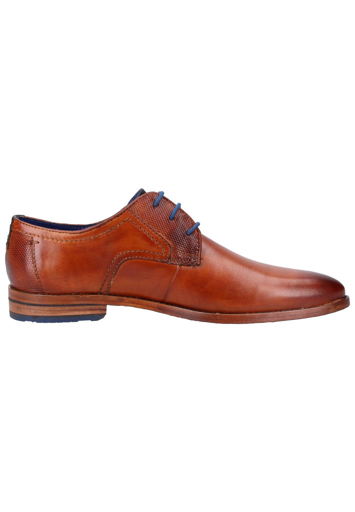 Bugatti Businessschuhe Glattleder Cognac