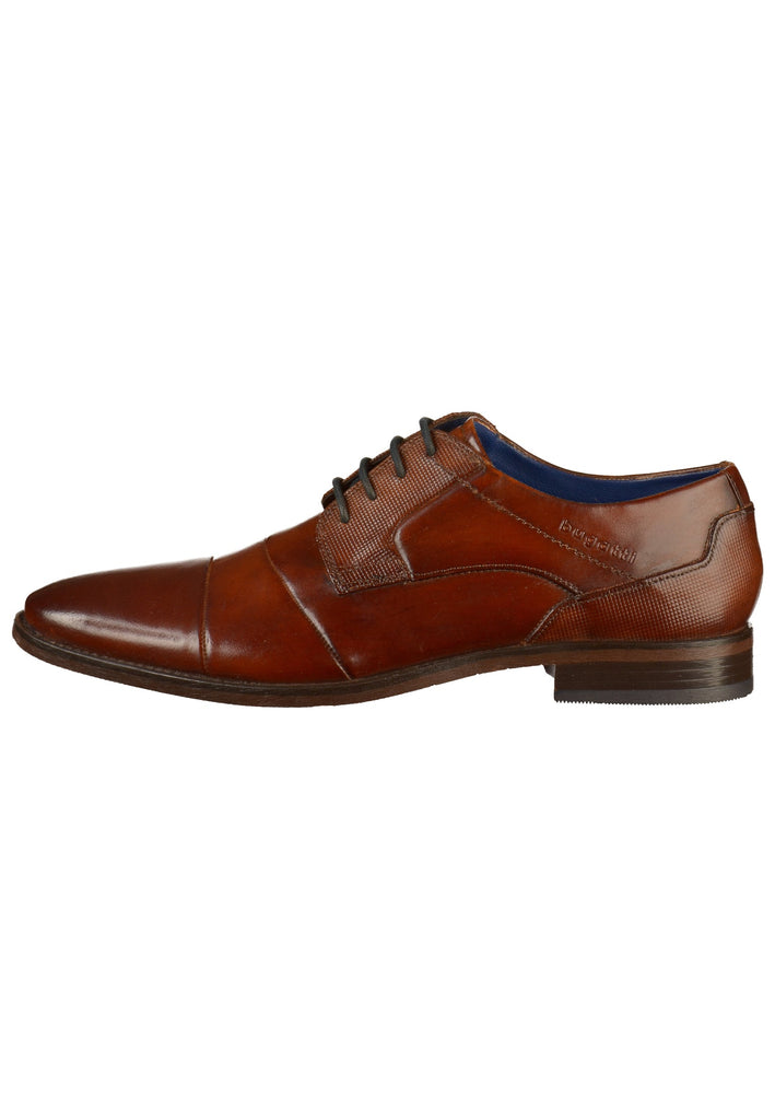 Bugatti Businessschuhe Glattleder Cognac