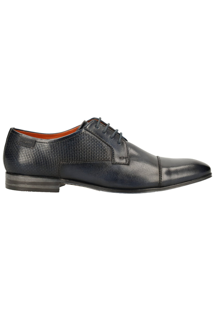Bugatti Businessschuhe Glattleder Dunkelblau
