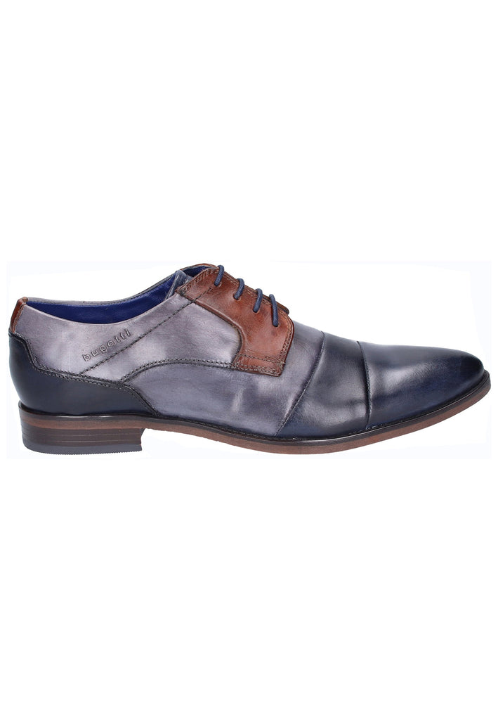 Bugatti Businessschuhe Glattleder Dunkelblau