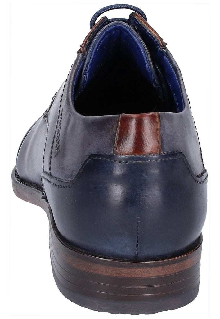 Bugatti Businessschuhe Glattleder Dunkelblau