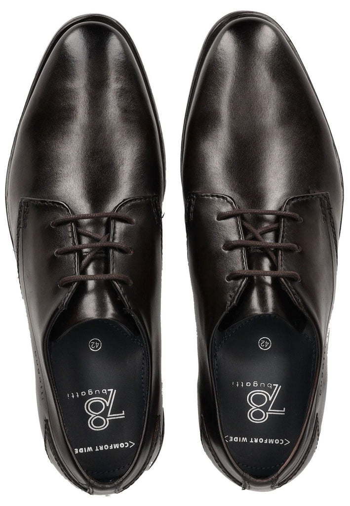 Bugatti Businessschuhe Glattleder Dunkelbraun