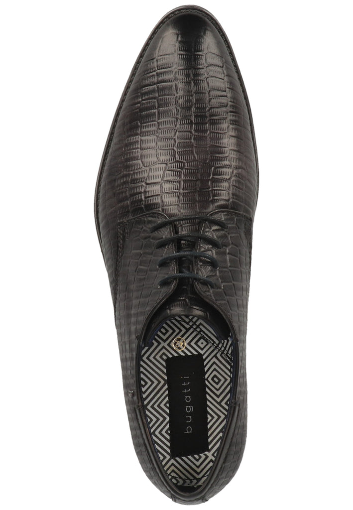 Bugatti Businessschuhe Glattleder Dunkelgrau