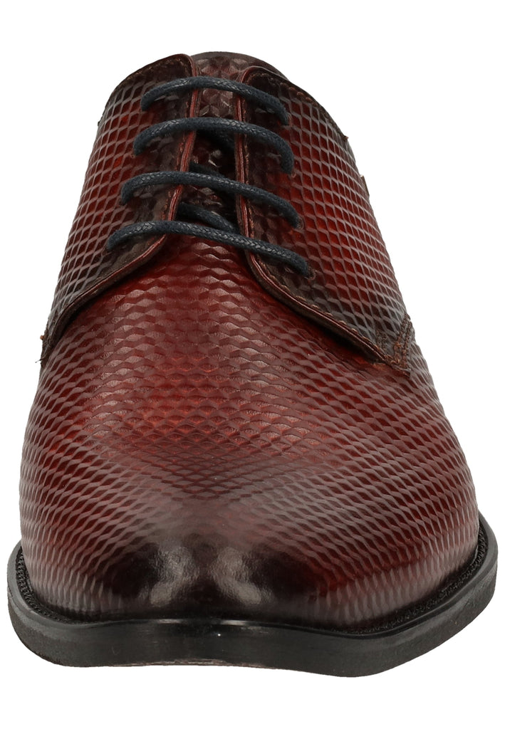 Bugatti Businessschuhe Glattleder Dunkelrot