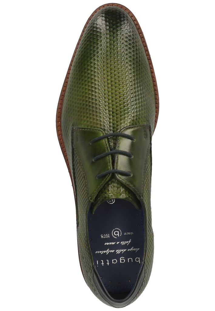 Bugatti Businessschuhe Glattleder Grün