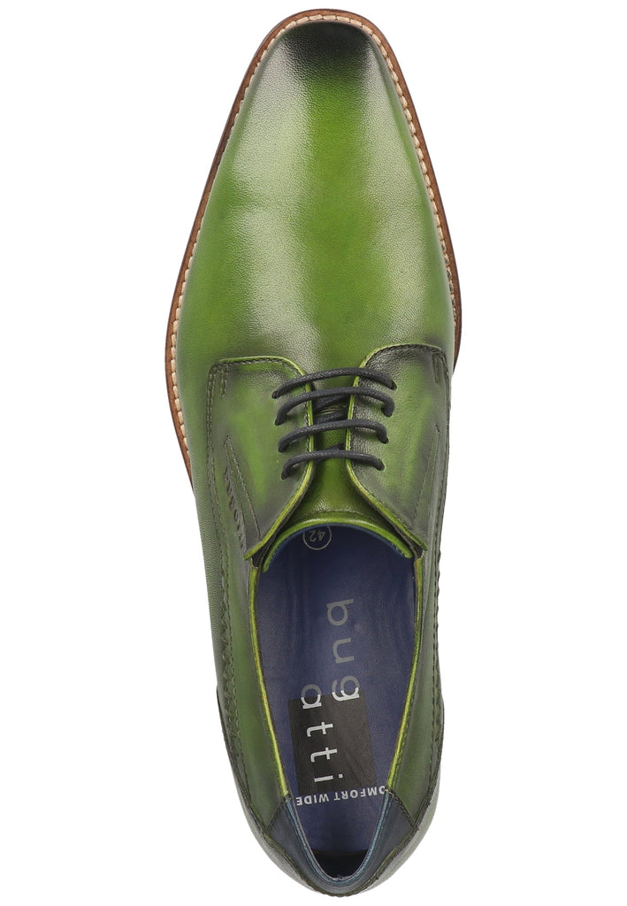 Bugatti Businessschuhe Glattleder Grün