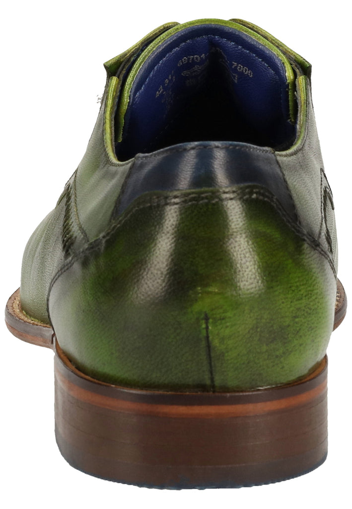 Bugatti Businessschuhe Glattleder Grün