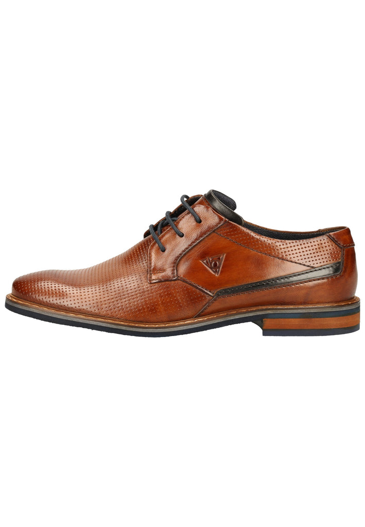 Bugatti Businessschuhe Glattleder Mittelbraun