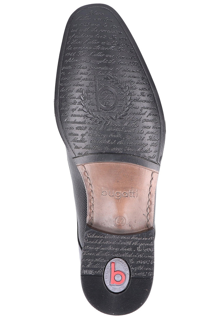 Bugatti Businessschuhe Glattleder Schwarz