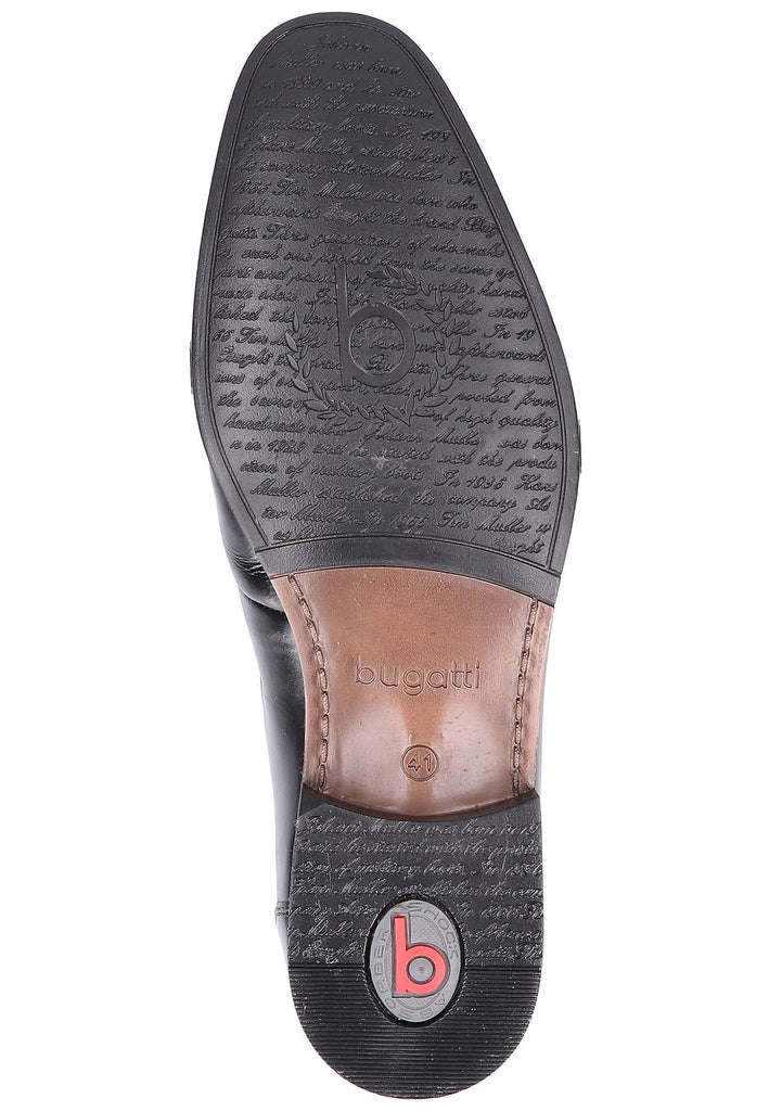 Bugatti Businessschuhe Glattleder Schwarz