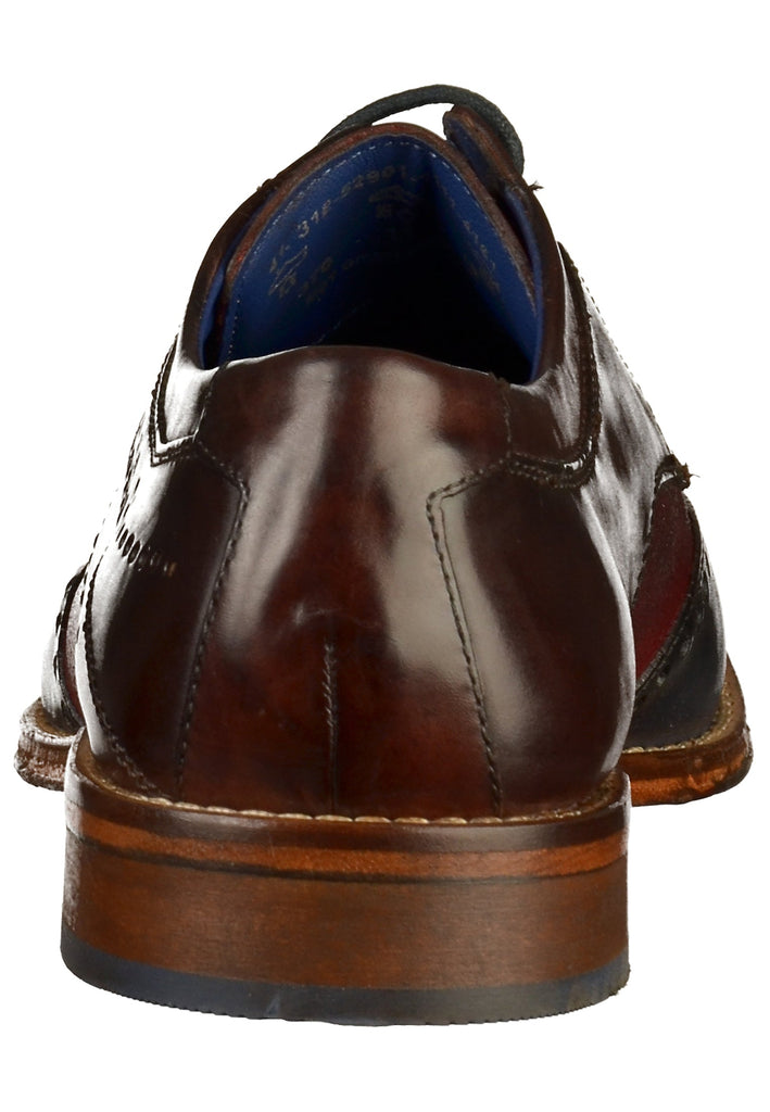 Bugatti Businessschuhe Leder Blau/Braun