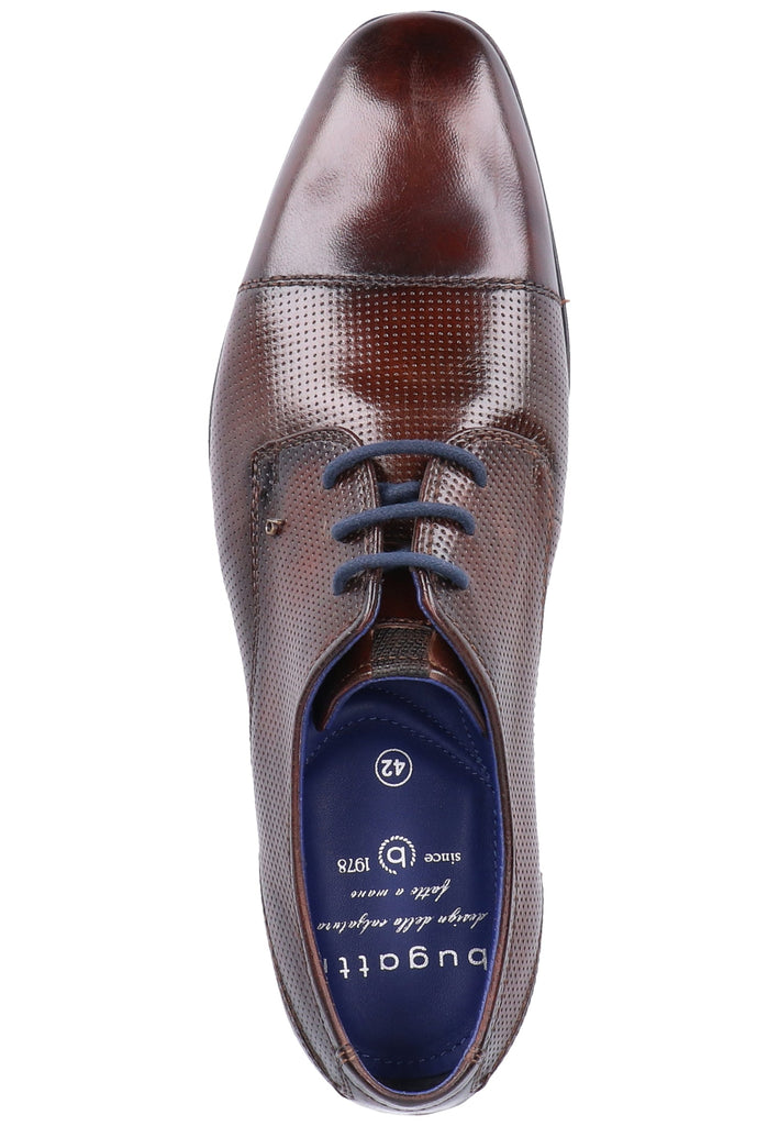 Bugatti Businessschuhe Leder Brown