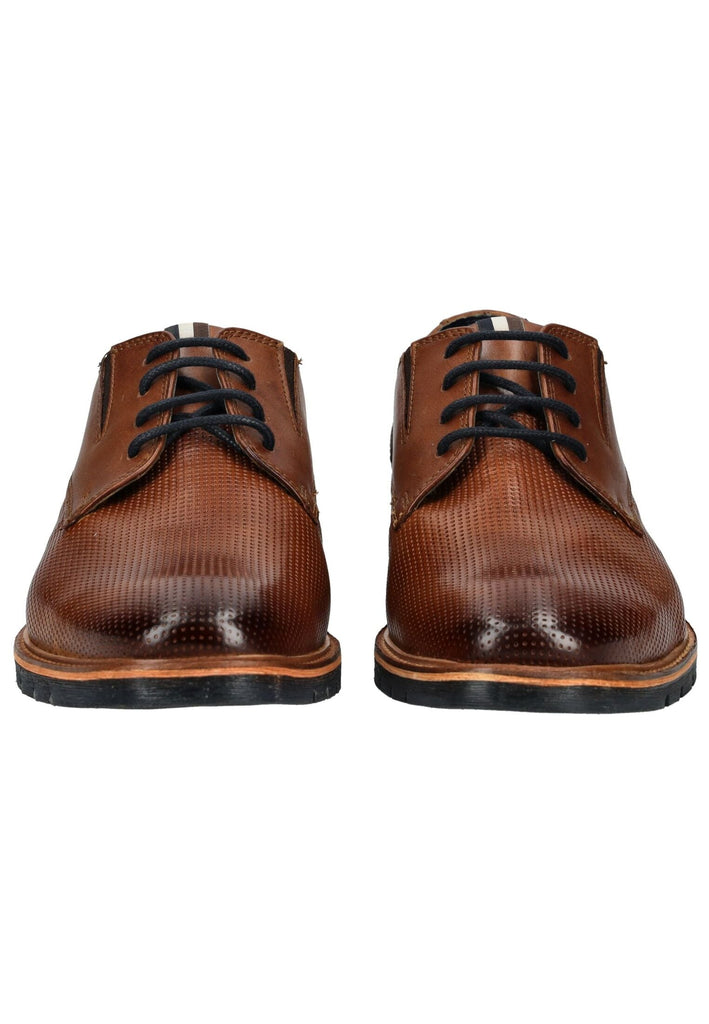 Bugatti Businessschuhe Leder Cognac
