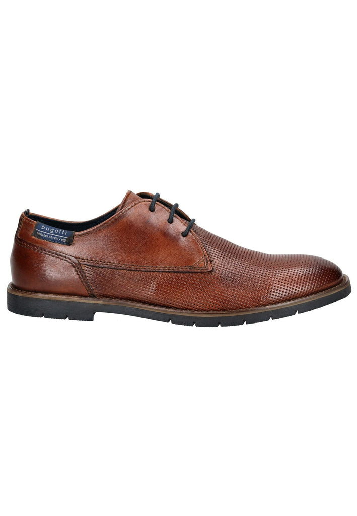 Bugatti Businessschuhe Leder Cognac