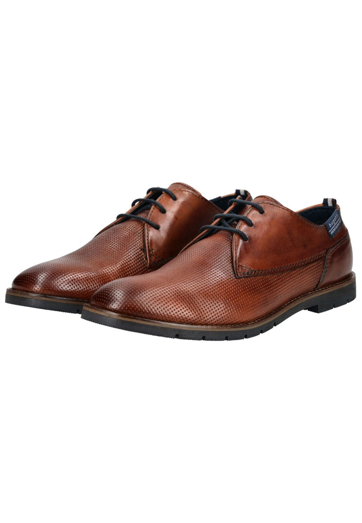 Bugatti Businessschuhe Leder Cognac