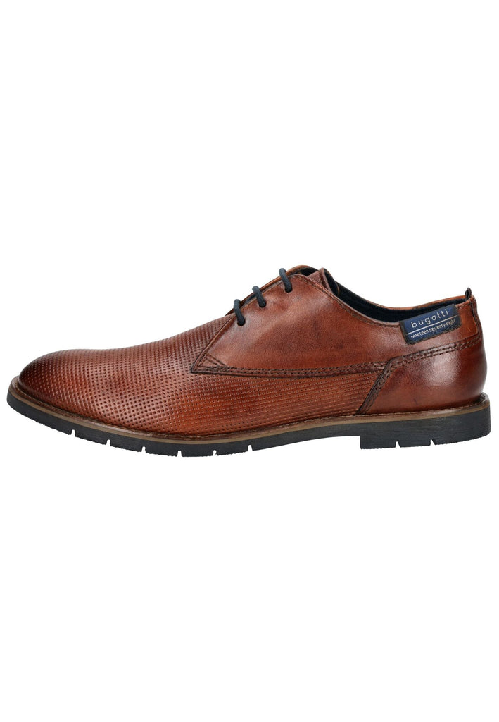 Bugatti Businessschuhe Leder Cognac