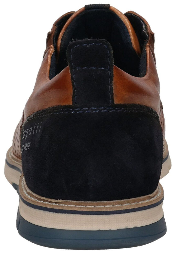 Bugatti Businessschuhe Leder Cognac