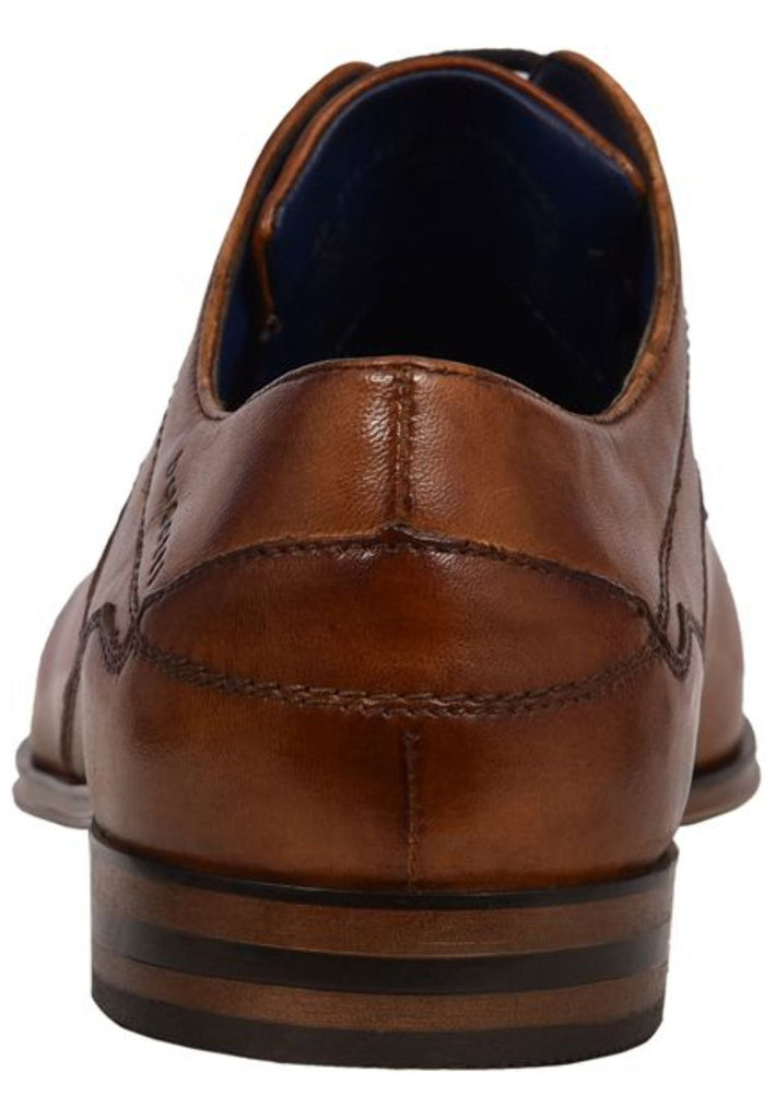 Bugatti Businessschuhe Leder Cognac