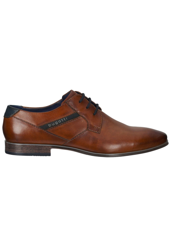 Bugatti Businessschuhe Leder Cognac