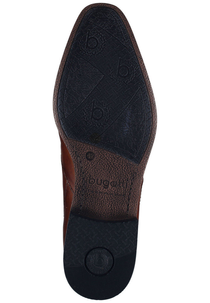 Bugatti Businessschuhe Leder Cognac