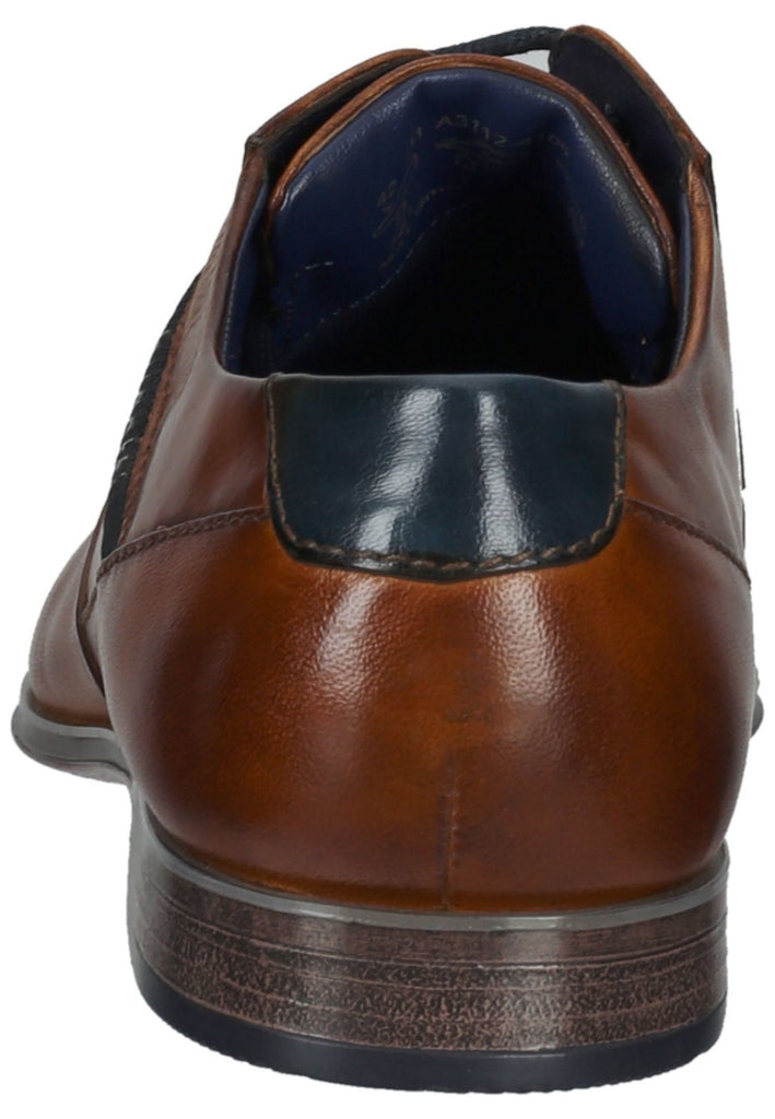 Bugatti Businessschuhe Leder Cognac