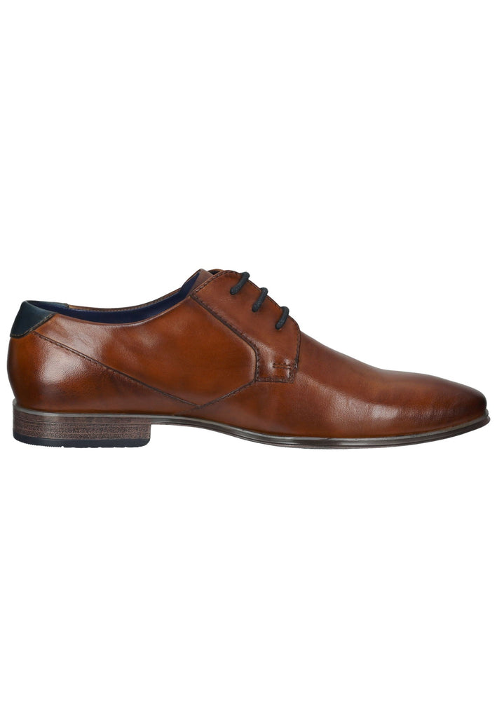 Bugatti Businessschuhe Leder Cognac