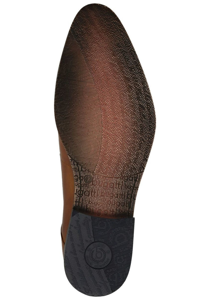 Bugatti Businessschuhe Leder Cognac