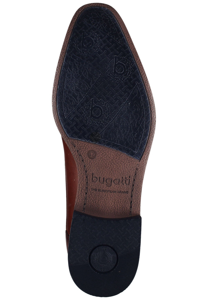 Bugatti Businessschuhe Leder Cognac