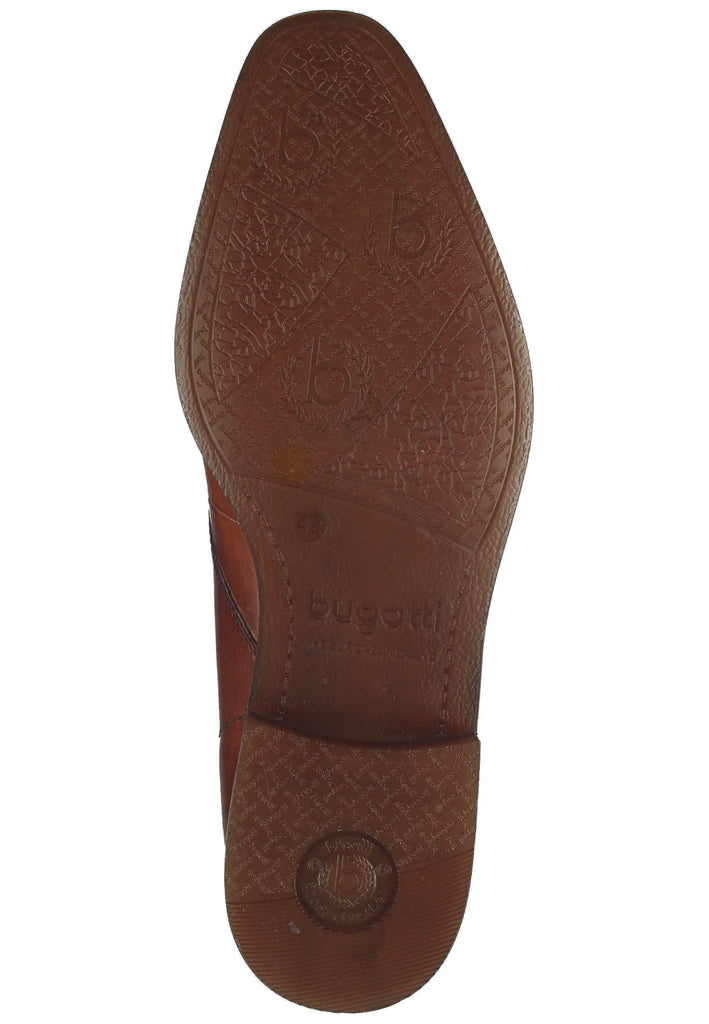 Bugatti Businessschuhe Leder Cognac