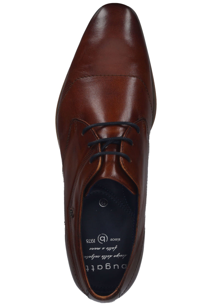 Bugatti Businessschuhe Leder Cognac