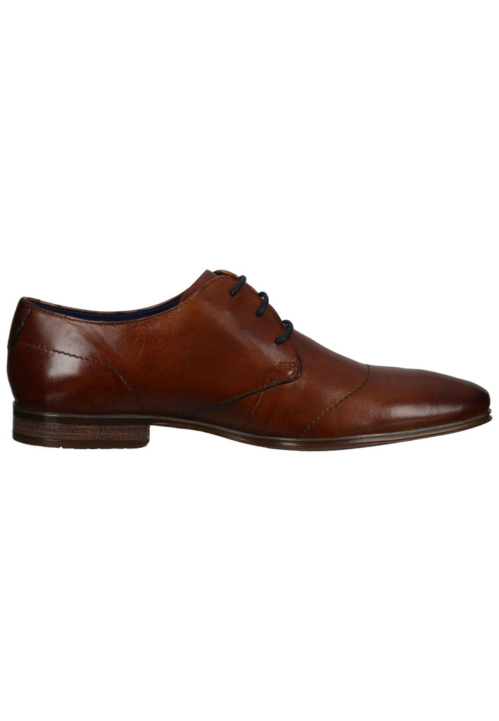 Bugatti Businessschuhe Leder Cognac