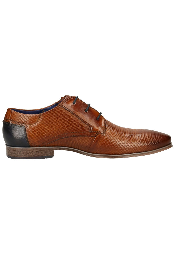 Bugatti Businessschuhe Leder Cognac
