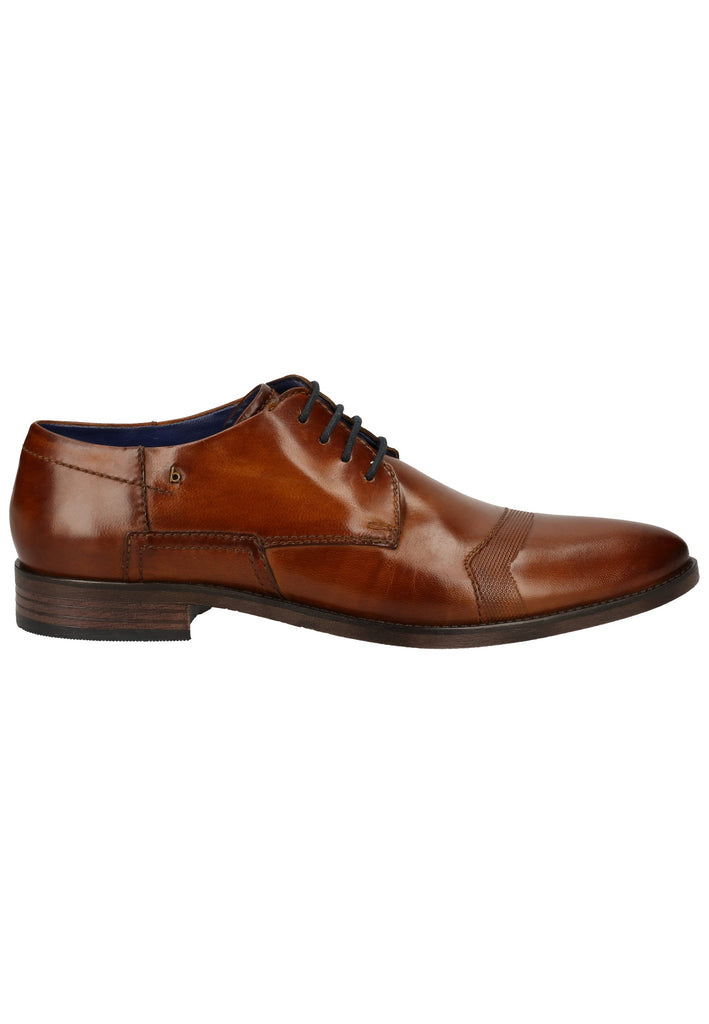 Bugatti Businessschuhe Leder Cognac