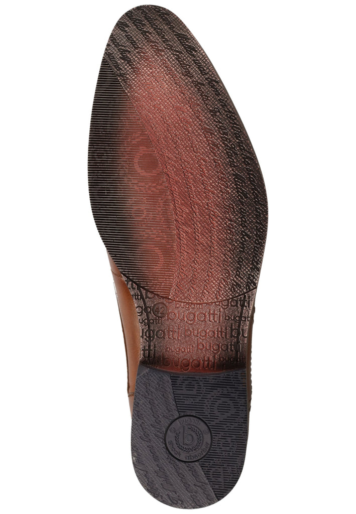 Bugatti Businessschuhe Leder Cognac