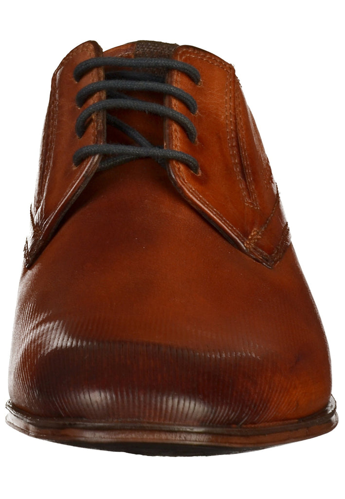 Bugatti Businessschuhe Leder Cognac