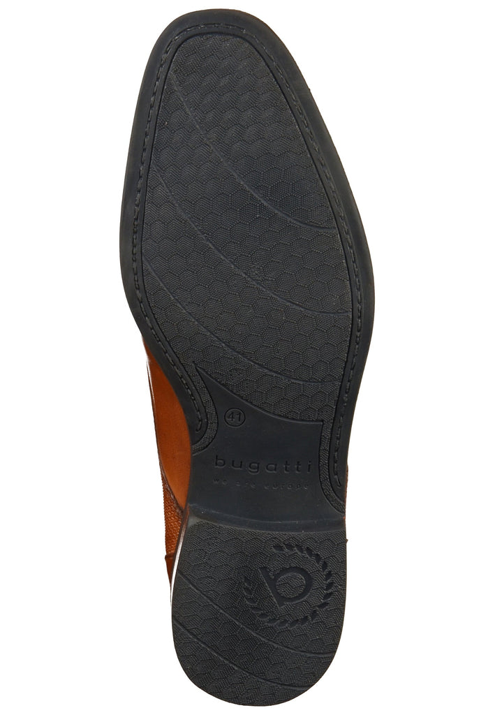 BUGATTI Businessschuhe Leder Cognac