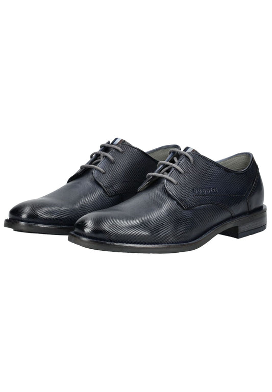 Bugatti Businessschuhe Leder Dunkelblau