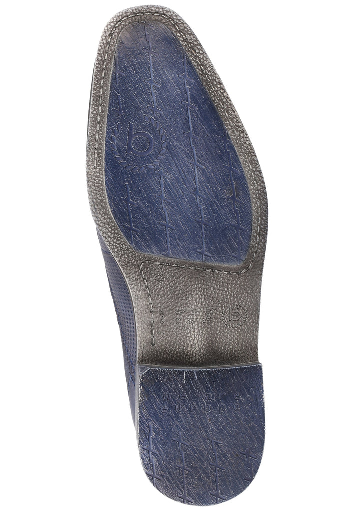 Bugatti Businessschuhe Leder Dunkelblau