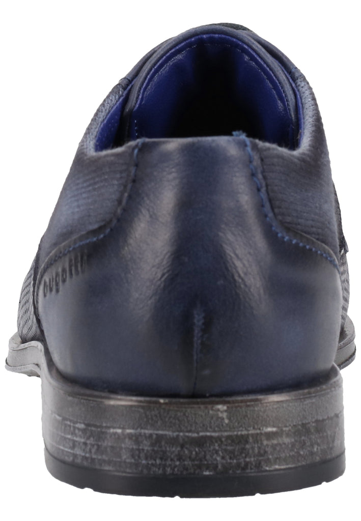 Bugatti Businessschuhe Leder Dunkelblau