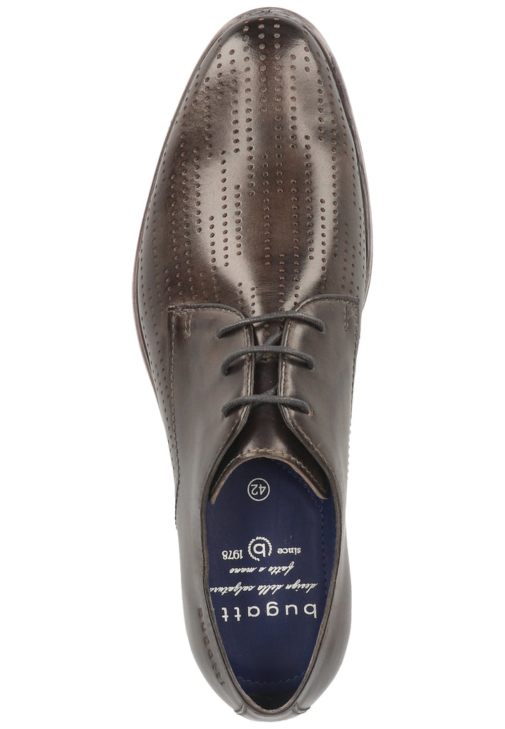 Bugatti Businessschuhe Leder Dunkelgrau