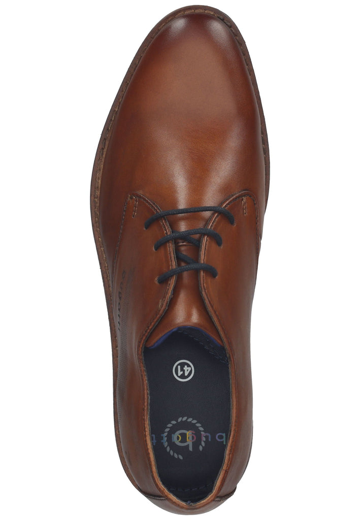 Bugatti Businessschuhe Nappaleder Cognac