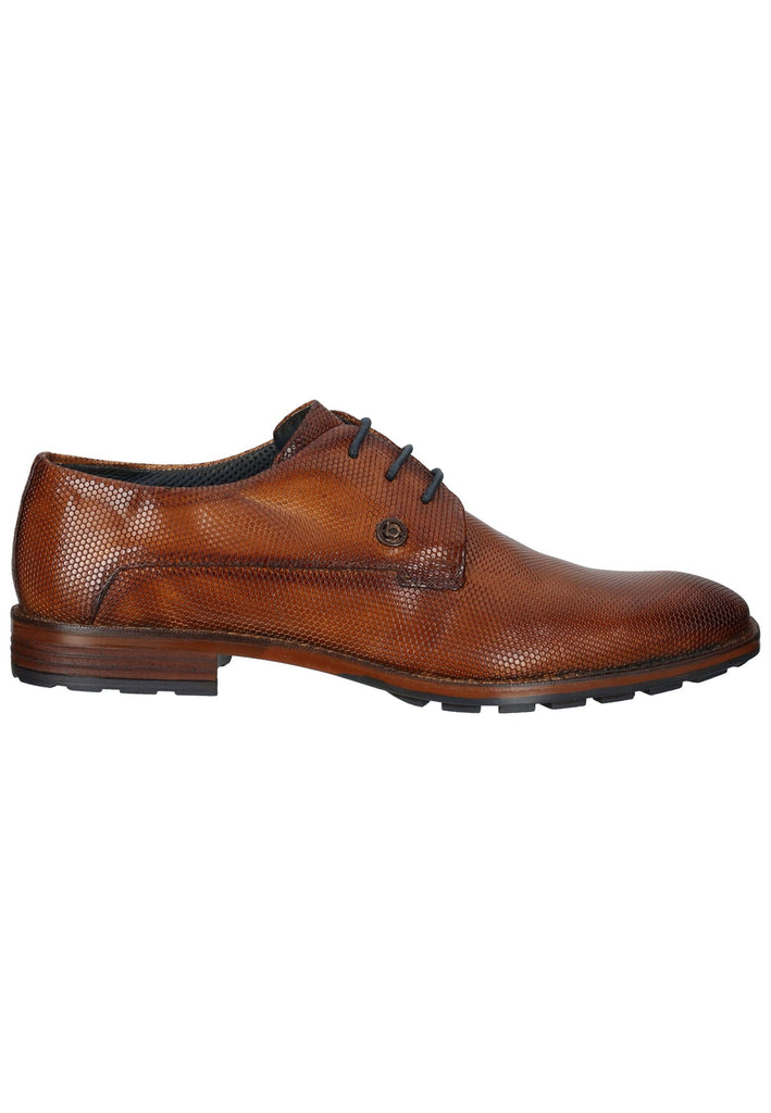 Bugatti Businessschuhe Nappaleder Cognac