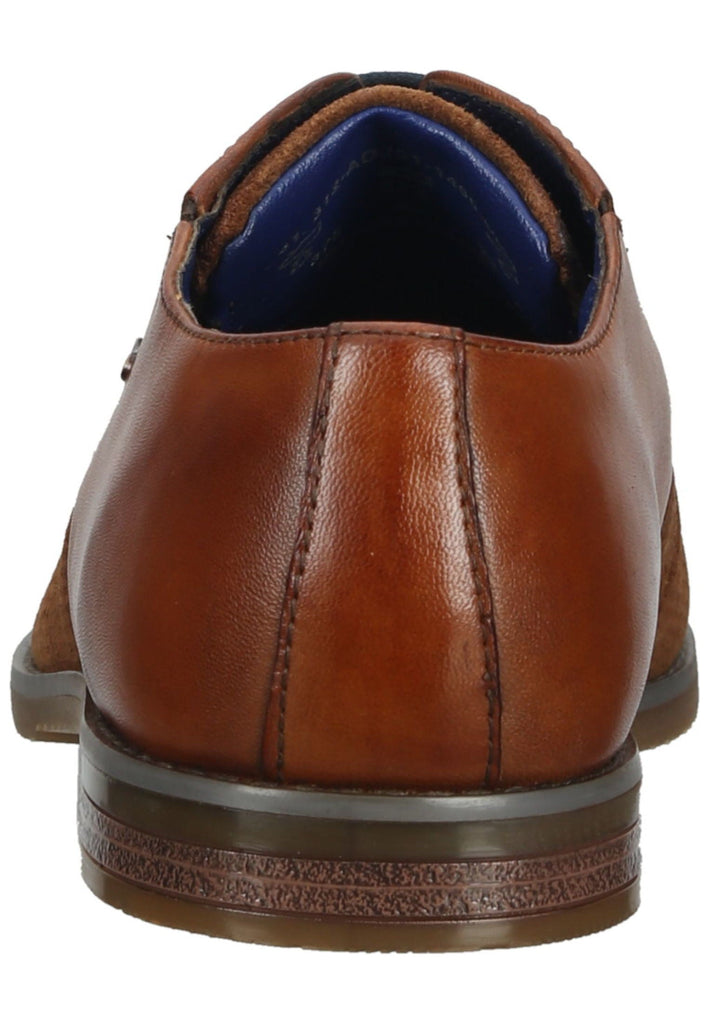 Bugatti Businessschuhe Nappaleder Cognac