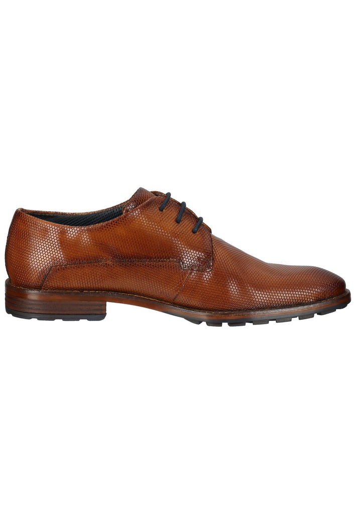 Bugatti Businessschuhe Nappaleder Cognac
