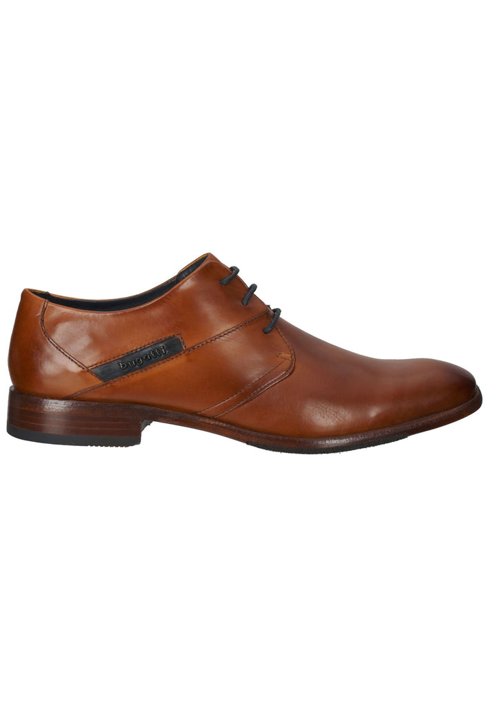 Bugatti Businessschuhe Nappaleder Cognac