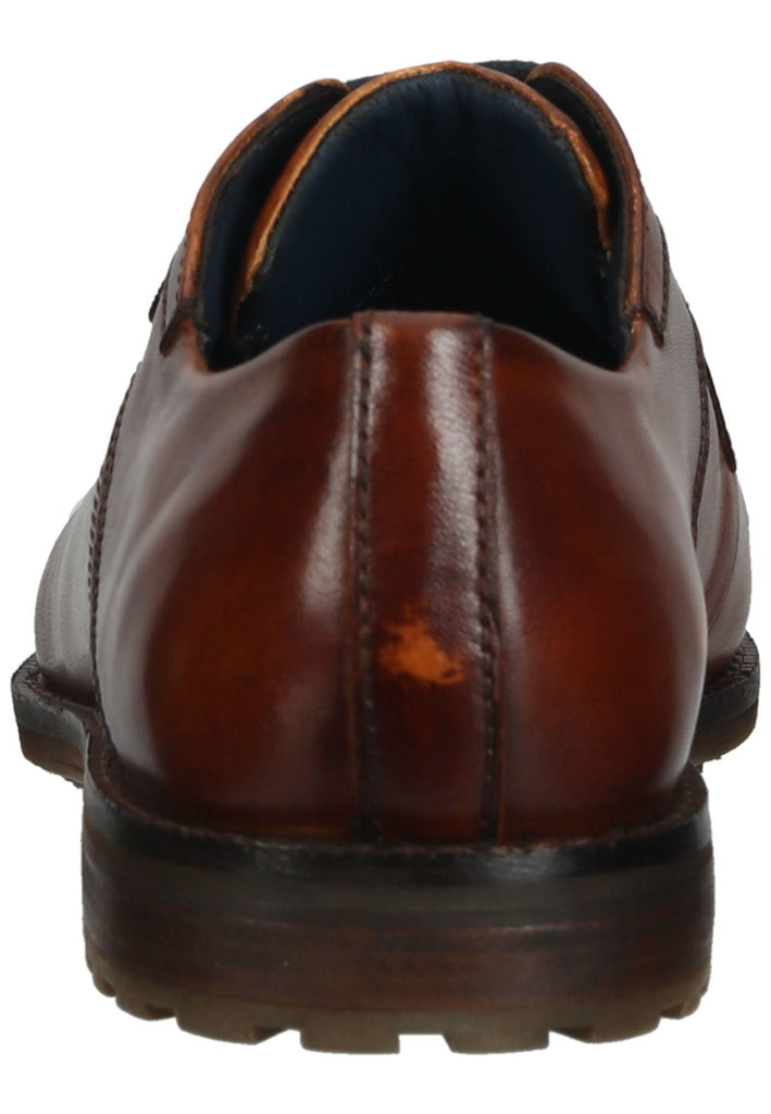 Bugatti Businessschuhe Nappaleder Cognac