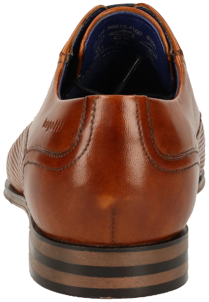 Bugatti Businessschuhe Nappaleder Cognac