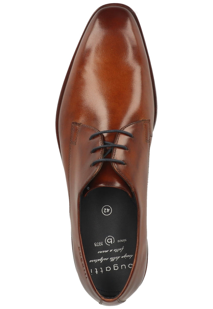 Bugatti Businessschuhe Nappaleder Cognac