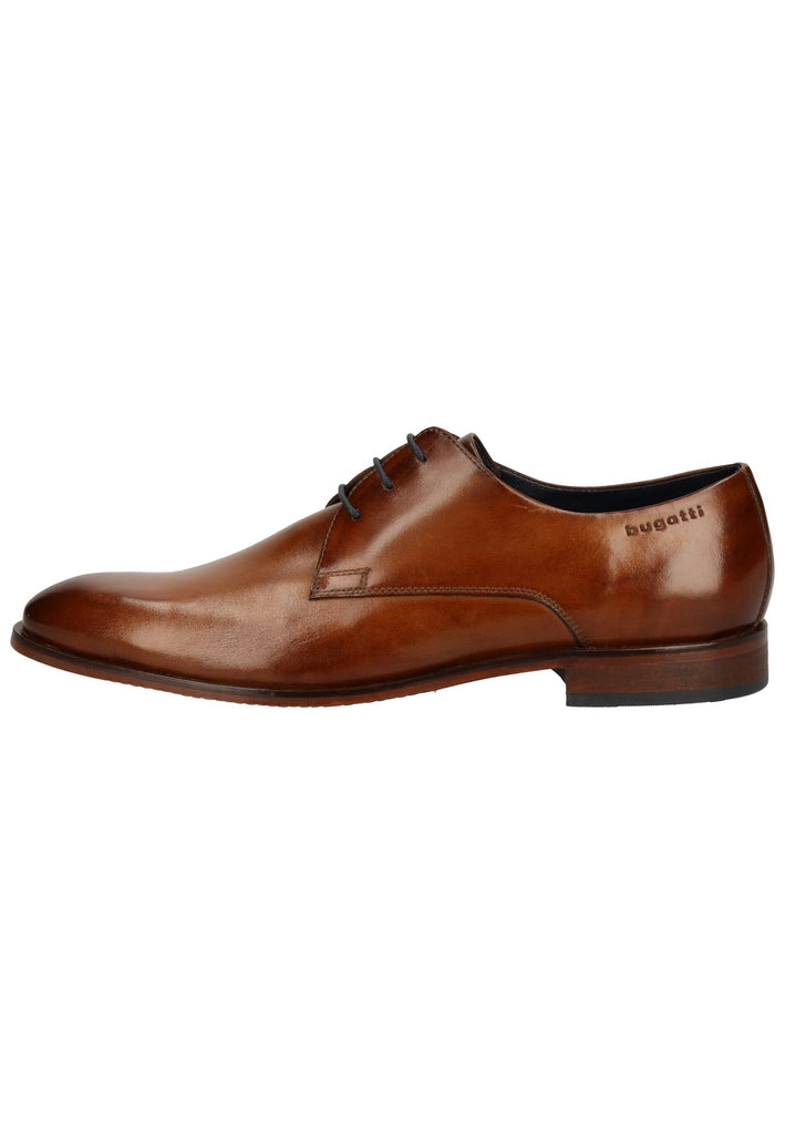 Bugatti Businessschuhe Nappaleder Cognac